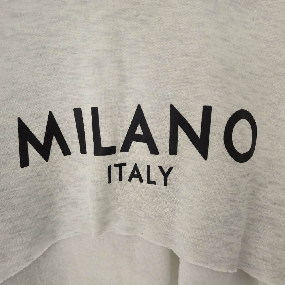 SHEIN XL Milano Italy 3 Piece Loungewear Set Wide Leg Heather Cream - Picture 5 of 12